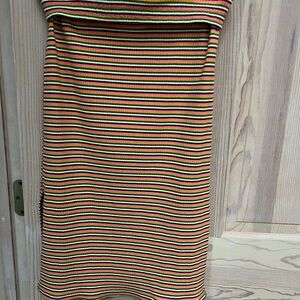 Aerie Multicolor Striped Pencil Skirt